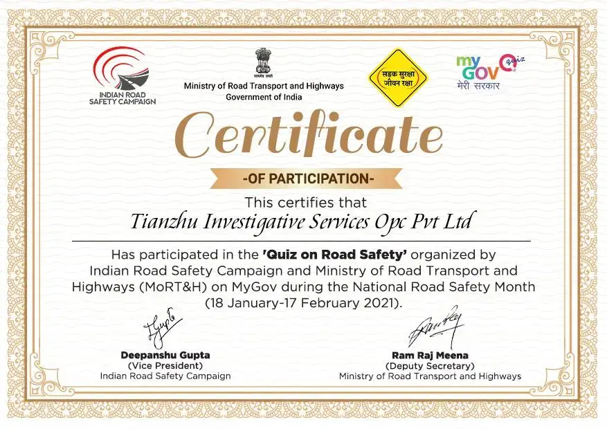 ROAD-SAFETY-CERTIFICATE